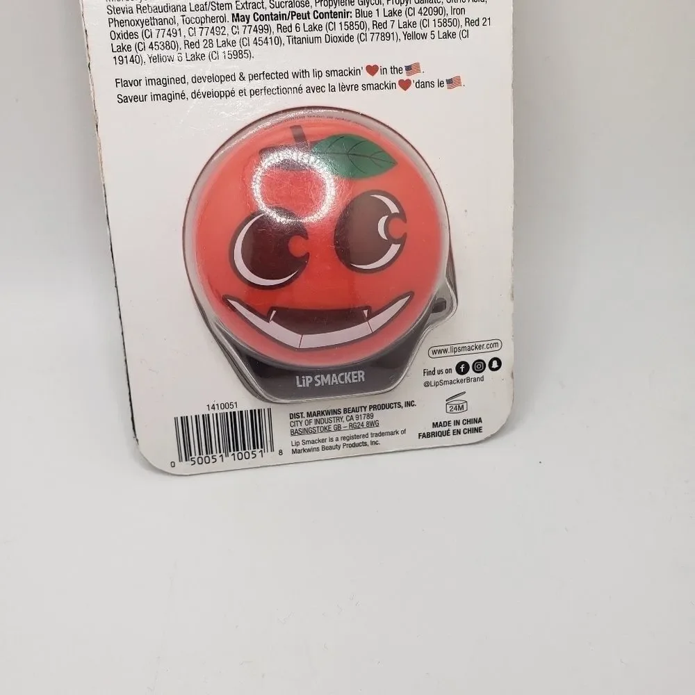 𝅺evil apple lip Smacker spooky lip balm